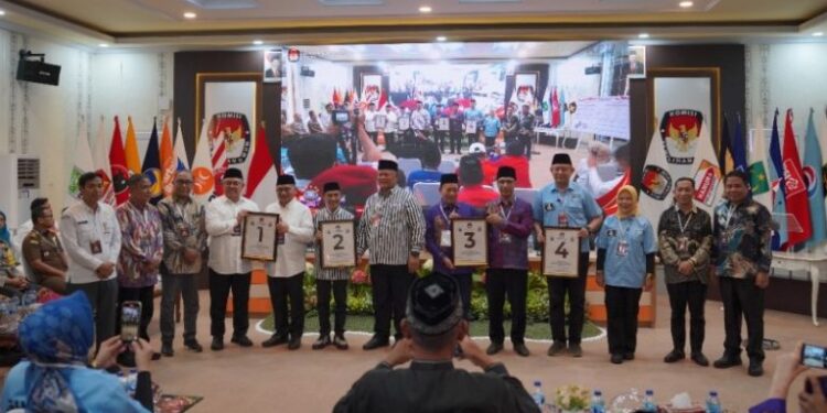 KPU Gelar Pleno Penetapan Nomor Urut Pilgub Gorontalo 2024