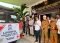Sebanyak 9 Truk Logistik Pilkada Didistribusikan KPU Kota Gorontalo