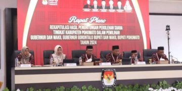 KPU Pohuwato Tetapkan Paslon SIAP Menang Pilkada 2024