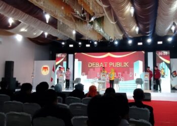 KPU Kabupaten Gorontalo Utara Sukses Gelar Debat Terbuka Paslon Bupati dan Wakil Bupati 2024