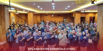 KPU Gorut Gelar Rapat Koordinasi Jelang Pemilihan Kepala Daerah 2024