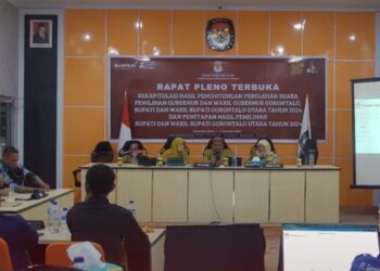 Pasangan Roni Imran dan Ramdhan Mapaliey Resmi Ditetapkan Sebagai Bupati dan Wakil Bupati Gorontalo Utara 2024