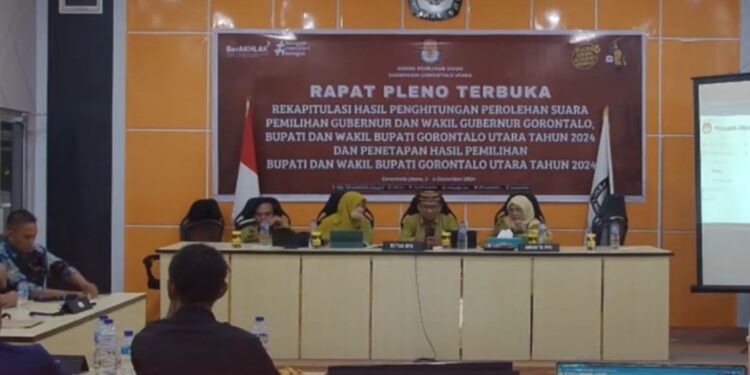 Pasangan Roni Imran dan Ramdhan Mapaliey Resmi Ditetapkan Sebagai Bupati dan Wakil Bupati Gorontalo Utara 2024