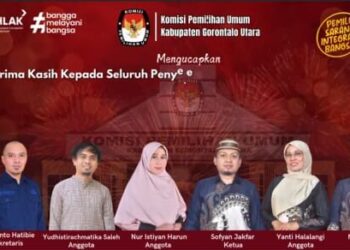 KPU Apresiasi Kerja Keras Penyelenggara Ad-hoc pada Pemilihan Bupati dan Wakil Bupati Gorontalo Utara 2024