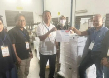 KPU Kabupaten Gorontalo Utara Cetak 97.039 Surat Suara untuk Pilkada 2024