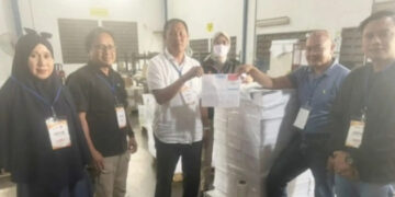 KPU Kabupaten Gorontalo Utara Cetak 97.039 Surat Suara untuk Pilkada 2024