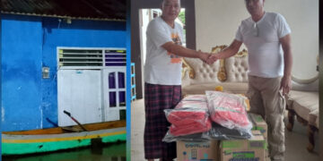 Gerindra Peduli, Ramsi Sondakh Salurkan Bantuan Warga Yang Terdampak Banjir