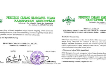 Kemunculan Organisasi HTI, Ini Pernyataan Sikap PCNU Kabupaten Gorontalo