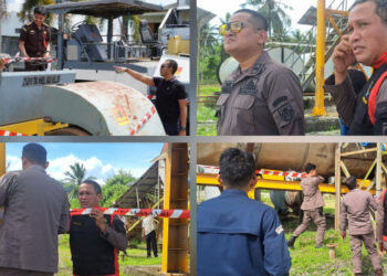 Upsss, Tim Penyidik Kejari Kabgor Sita Alat Berat Yang Digunakan CV. Irma Yunika