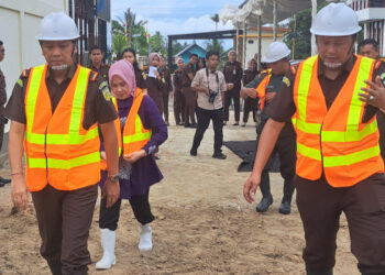 Kajati Gorontalo Letakkan Batu Pertama Pembangunan Rumah Dinas Kejari Gorut