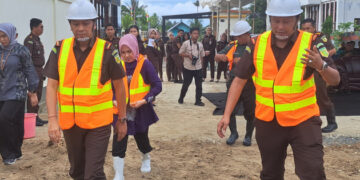 Kajati Gorontalo Letakkan Batu Pertama Pembangunan Rumah Dinas Kejari Gorut