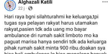 Unggahan RSUD MM Dunda Minta Tarif Rp900 Ribu ke Jenazah Bayi Viral di Medsos