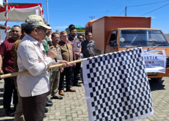 Ketua Bawaslu Gorontalo Utara Lakukan Pengawasan Ketat Distribusi Logistik Pemilu