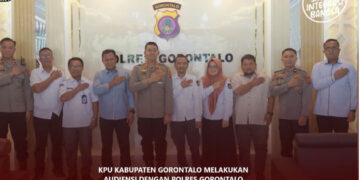 KPU Kabupaten Gorontalo dan Polres Gorontalo Perkuat Sinergi Pasca Pilkada 2024