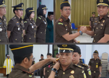 Pelantikan Kasubsi dan Penyematan SK Kenaikan Pangkat, Abvianto Syaifulloh : Jadikan Momentum Ini Untuk Menjaga Marwah Institusi Kejaksaan