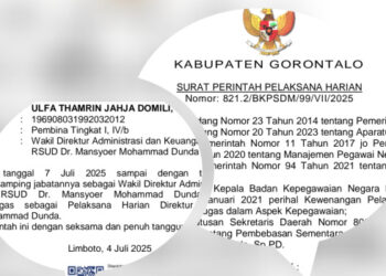 Ulfa Thamrin Dua Kali Jabat Plh Direktur RSUD Dunda, Status dr. Alaludin Belum Jelas