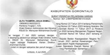 Ulfa Thamrin Dua Kali Jabat Plh Direktur RSUD Dunda, Status dr. Alaludin Belum Jelas