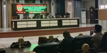 Pansus DPRD Gorut Sampaikan Rekomendasi LKPJ Bupati Tahun 2024.