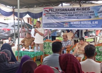 Hendra Nurdin Tegaskan Prioritas Perjuangkan Pembangunan Infrastruktur Dan Kesejahteraan Warga Dusun Hulapa.