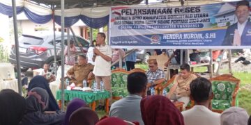 Hendra Nurdin Tegaskan Prioritas Perjuangkan Pembangunan Infrastruktur Dan Kesejahteraan Warga Dusun Hulapa.