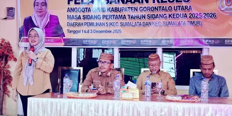 Anggota DPRD Gorontalo Utara, Evlin K. Sunge, Serap Aspirasi Warga Bulontio Timur pada Reses Masa Sidang Berjalan