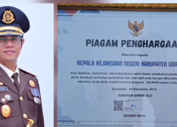 Program “Jago Abangku” Cetak Rekor di Indonesia Timur, Gubernur Gorontalo Beri Penghargaan kepada Kejari Kabgor