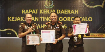 Kinerja Konsisten dan Terukur, Bagas Prasetyo Antar Bidang Pidsus Kejari Gorut Raih Peringkat Dua Terbaik Se-Gorontalo