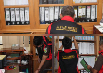 Langkah Senyap Penyidik, Kejari Kabgor Geledah Kantor Keuangan Daerah