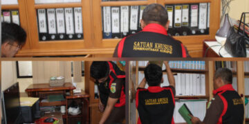 Langkah Senyap Penyidik, Kejari Kabgor Geledah Kantor Keuangan Daerah