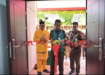 Kepala Kejati Gorontalo Riyono Resmikan Rumah Dinas Pejabat Kejari Gorontalo Utara