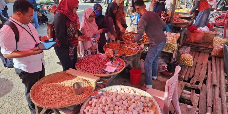 Polres Gorontalo Utara Pantau Harga Pangan, Sejumlah Komoditas Masih Melampaui HAP.