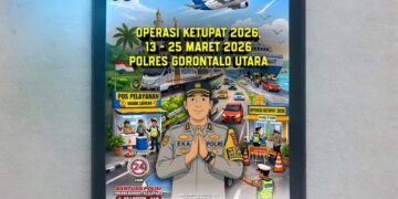 Polres Gorontalo Utara Gelar Operasi Ketupat 2026, Siapkan Pos Pelayanan Mudik 24 Jam