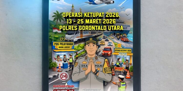 Polres Gorontalo Utara Gelar Operasi Ketupat 2026, Siapkan Pos Pelayanan Mudik 24 Jam