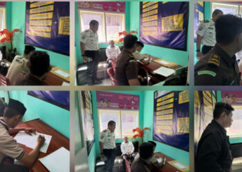 Kejari Kabgor Fasilitasi Tersangka Pelanggar Pasal 477 KUHP Ikuti Ujian Nasional