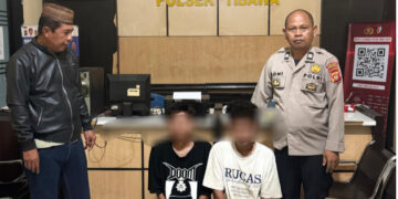 Dua Pemuda Dibekuk Polsek Tibawa Usai Curi AC di Siang Hari