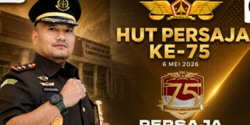 Kajari Kabupaten Gorontalo Ucapkan Selamat HUT PERSAJA Ke-75, Tegaskan Komitmen Penegakan Hukum Berintegritas