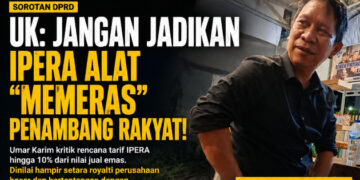 Kritik Keras Umar Karim : IPERA Jangan Jadi Alat “Memeras” Penambang Rakyat