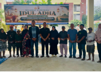 8 Ekor Sapi Qurban Disalurkan, Polres Gorontalo Tebar Kepedulian