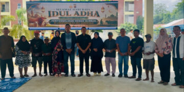8 Ekor Sapi Qurban Disalurkan, Polres Gorontalo Tebar Kepedulian
