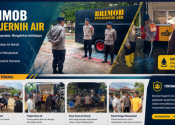 Tim SAR Brimob Turun ke Lokasi Banjir di Biau, Bawa Kendaraan Penjernih Air Siap Konsumsi