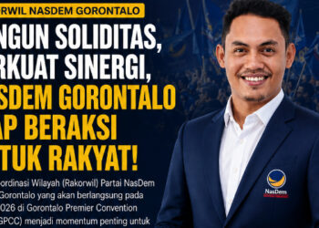 Rakorwil NasDem Gorontalo, Gustriman Aliwu : Dari Konsolidasi Menuju Aksi Nyata untuk Rakyat