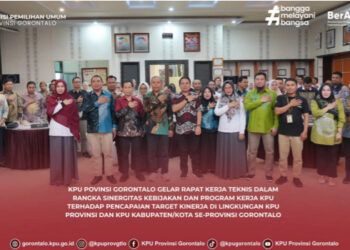 KPU Provinsi Gorontalo Gelar Rapat Kerja Teknis, Perkuat Sinergi dan Kinerja KPU se-Gorontalo