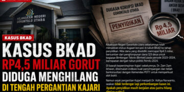 Kasus BKAD Rp4,5 Miliar Gorut Diduga Menghilang di Tengah Pergantian Kajari