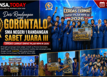 Dari Randangan untuk Gorontalo : SMA Negeri 1 Randangan Sabet Juara III Cerdas Cermat Empat Pilar MPR RI 2026