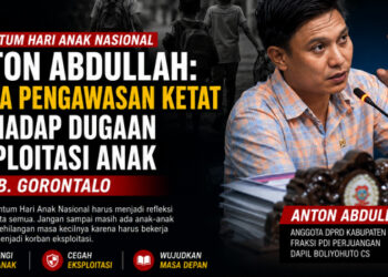 Momentum Hari Anak Nasional, Anton Abdullah Minta Pengawasan Ketat terhadap Dugaan Eksploitasi Anak di Kabgor