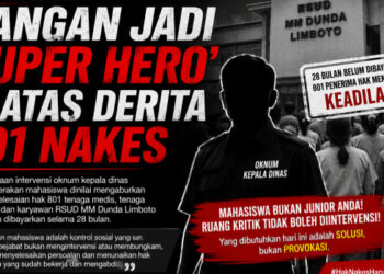 Jangan Jadi “Super Hero” di Atas Derita 801 Nakes