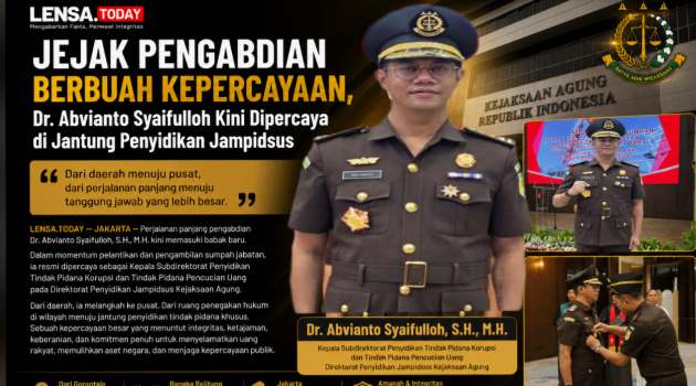Jejak Pengabdian Berbuah Kepercayaan, Dr. Abvianto Syaifulloh Kini Dipercaya di Jantung Penyidikan Jampidsus