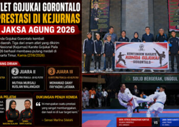 Tiga Atlet Gojukai Gorontalo Ukir Prestasi di Kejurnas Piala Jaksa Agung 2026