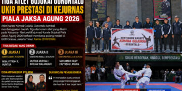 Tiga Atlet Gojukai Gorontalo Ukir Prestasi di Kejurnas Piala Jaksa Agung 2026