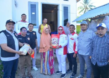 Dari Air Bersih hingga Beras, Kolaborasi ABPEDNAS dan Karang Taruna Bantu Warga Ilodulunga